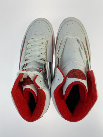 【中古美品】【メンズ】 NIKE ナイキ AIR JORDAN 2 RETRO DR8884-101 エア ジョーダン 2 レトロ スニーカー 靴 160-250919-kk-18-min カラー：WHITE/FIRE RED-FIR-SAIL 万代Net店