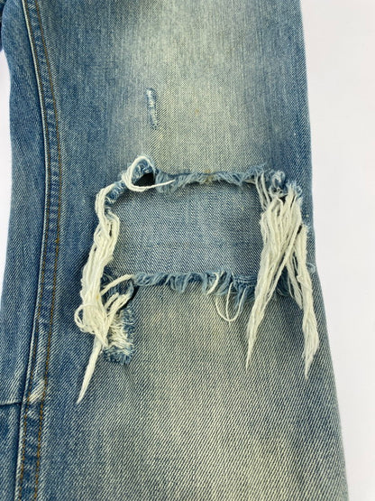 【現状渡し品】【メンズ】 MINTCREW ミントクルー ROCKSTAR SKINNY DENIM PANTS ロックスター スキニー デニムパンツ メンズ ボトムス 153-260322-em-32-min サイズ：32 カラー：インディゴ 万代Net店