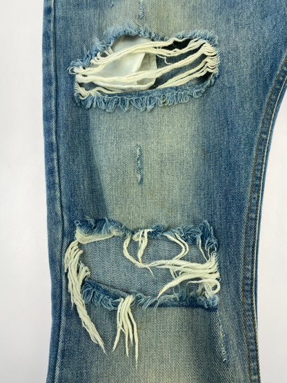 【現状渡し品】【メンズ】 MINTCREW ミントクルー ROCKSTAR SKINNY DENIM PANTS ロックスター スキニー デニムパンツ メンズ ボトムス 153-260322-em-32-min サイズ：32 カラー：インディゴ 万代Net店