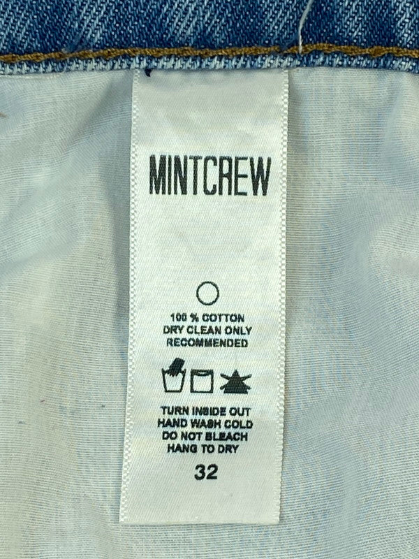 【現状渡し品】【メンズ】 MINTCREW ミントクルー ROCKSTAR SKINNY DENIM PANTS ロックスター スキニー デニムパンツ メンズ ボトムス 153-260322-em-32-min サイズ：32 カラー：インディゴ 万代Net店
