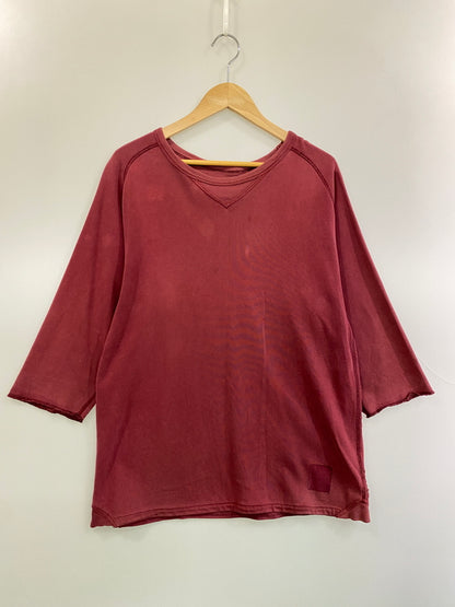 【現状渡し品】【メンズ】 STUSSY ステューシー 前V 七分丈 L S TEE 長袖Tシャツ トップス 142-260626-jt-20-min サイズ：M カラー：ワインレッド 万代Net店