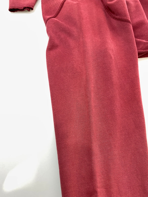 【現状渡し品】【メンズ】 STUSSY ステューシー 前V 七分丈 L S TEE 長袖Tシャツ トップス 142-260626-jt-20-min サイズ：M カラー：ワインレッド 万代Net店