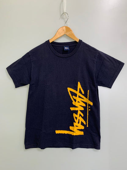 【中古品】【メンズ】 OLD STUSSY オールド ステューシー 90-00S 紺タグ NEWSIDEWAYST TEE Tシャツ トップス 142-250920-ks-07-min サイズ：M カラー：ネイビー 万代Net店