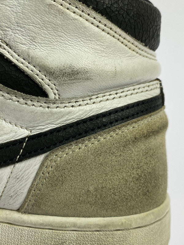 【現状渡し品】【メンズ】 NIKE ナイキ AIR JORDAN 1 HIGH OG 555088-108 エア ジョーダン 1 レトロ ハイ オリジナル スニーカー 靴 160-250919-kk-38-min カラー：WHITE/BLEACHED CORAL-BLACK-GREY FOG 万代Net店