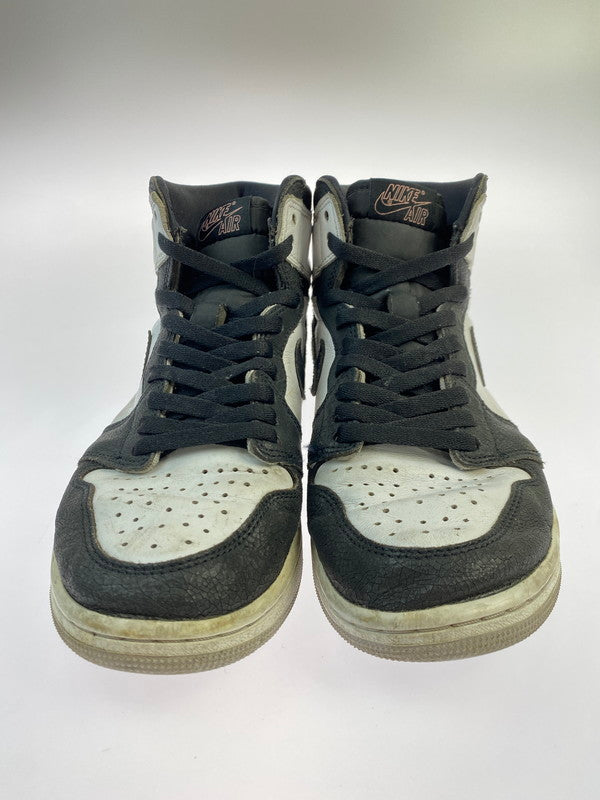 【現状渡し品】【メンズ】 NIKE ナイキ AIR JORDAN 1 HIGH OG 555088-108 エア ジョーダン 1 レトロ ハイ オリジナル スニーカー 靴 160-250919-kk-38-min カラー：WHITE/BLEACHED CORAL-BLACK-GREY FOG 万代Net店