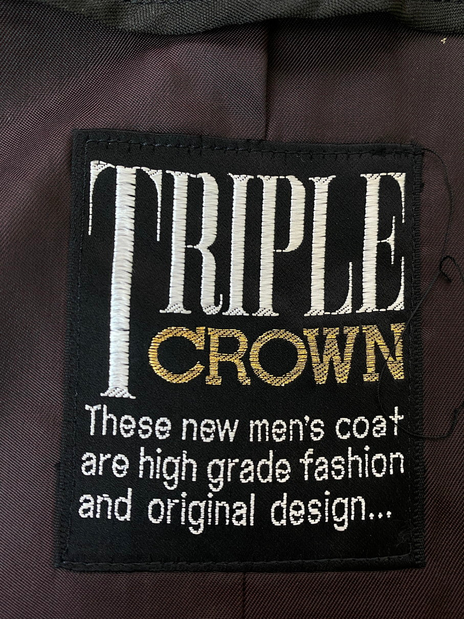 【中古美品】【メンズ】 TRIPLE CROWN トリプルクラウン 70S SCOTCHGARD COAT スコッチガードコート アウター 146-250921-AS-8-min カラー：ブラウン 万代Net店