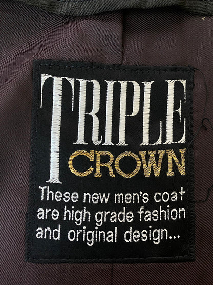 【中古美品】【メンズ】 TRIPLE CROWN トリプルクラウン 70S SCOTCHGARD COAT スコッチガードコート アウター 146-250921-AS-8-min カラー：ブラウン 万代Net店