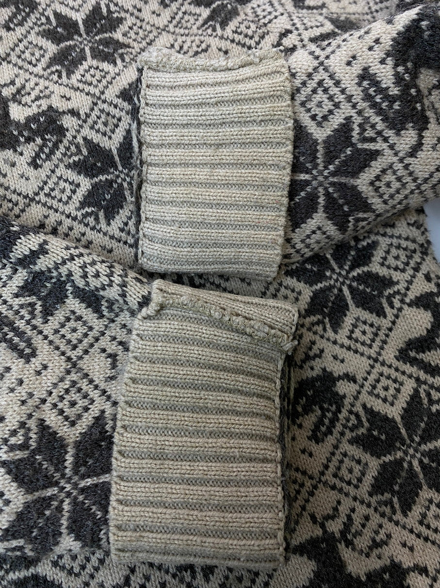 【現状渡し品】【メンズ】 LORD JEFF ロードジェフ 60-70's KNIT CARDIGAN VINTAGE 60-70年代 ニットカーディガン トップス ヴィンテージ 146-250925-kk-16-min サイズ：L カラー：ベージュ 万代Net店