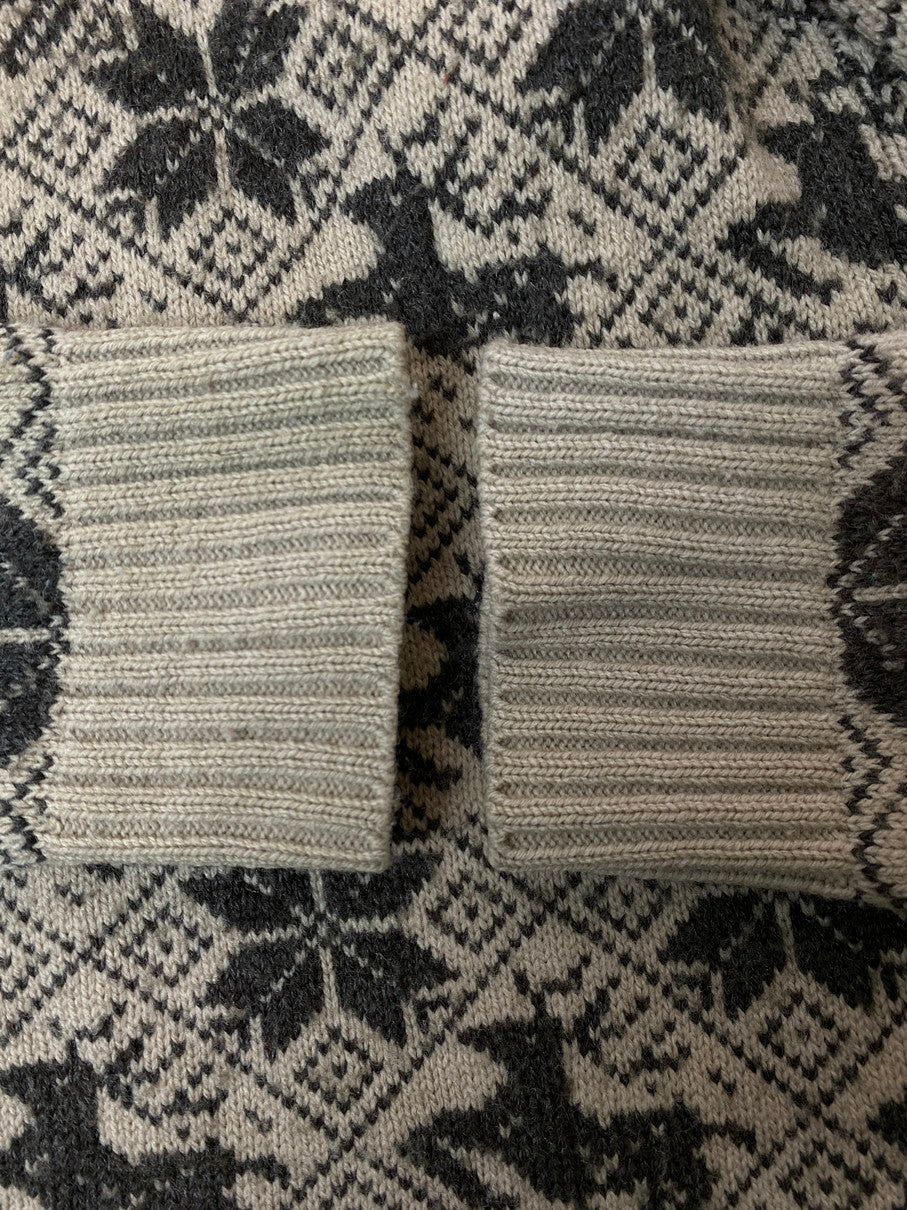 【現状渡し品】【メンズ】 LORD JEFF ロードジェフ 60-70's KNIT CARDIGAN VINTAGE 60-70年代 ニットカーディガン トップス ヴィンテージ 146-250925-kk-16-min サイズ：L カラー：ベージュ 万代Net店