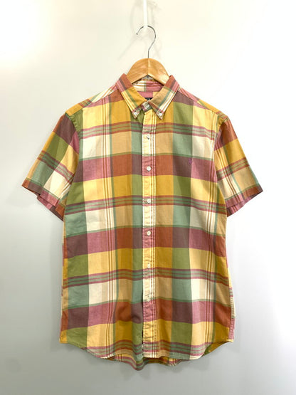 【中古品】【メンズ】 Polo by Ralph Lauren ポロバイラルフローレン 80S CHECK COTTON SHIRT 80年代 チェック コットン シャツ メンズ トップス 半袖 146-260403-em-05-min サイズ：170 カラー：マルチカラー 万代Net店