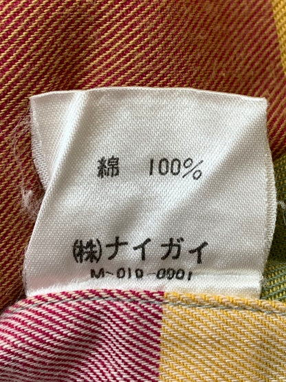 【中古品】【メンズ】 Polo by Ralph Lauren ポロバイラルフローレン 80S CHECK COTTON SHIRT 80年代 チェック コットン シャツ メンズ トップス 半袖 146-260403-em-05-min サイズ：170 カラー：マルチカラー 万代Net店