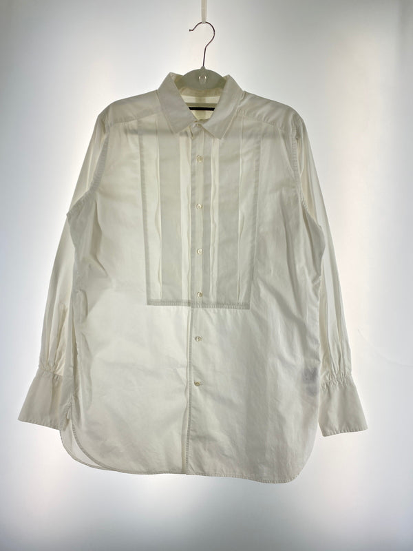 【中古品】【レディース】 RALPH LAUREN ラルフローレン COTTON SHIRT コットンシャツ 長袖 シャツ 170-260912-hu-69-min サイズ：5F カラー：ホワイト 万代Net店