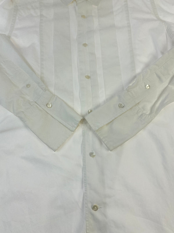 【中古品】【レディース】 RALPH LAUREN ラルフローレン COTTON SHIRT コットンシャツ 長袖 シャツ 170-260912-hu-69-min サイズ：5F カラー：ホワイト 万代Net店