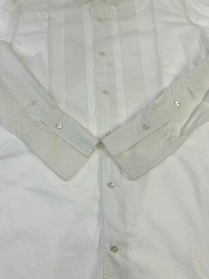 【中古品】【レディース】 RALPH LAUREN ラルフローレン COTTON SHIRT コットンシャツ 長袖 シャツ 170-260912-hu-69-min サイズ：5F カラー：ホワイト 万代Net店