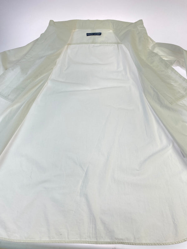 【中古品】【レディース】 RALPH LAUREN ラルフローレン COTTON SHIRT コットンシャツ 長袖 シャツ 170-260912-hu-69-min サイズ：5F カラー：ホワイト 万代Net店