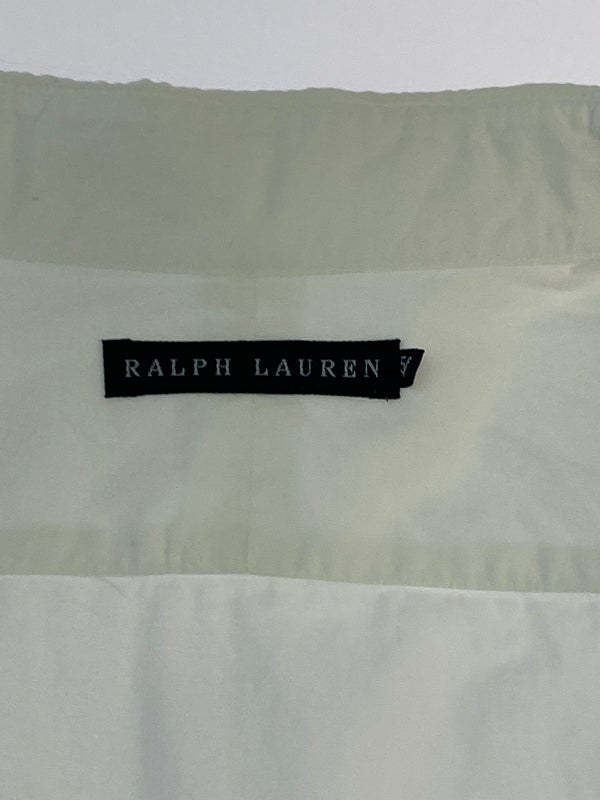 【中古品】【レディース】 RALPH LAUREN ラルフローレン COTTON SHIRT コットンシャツ 長袖 シャツ 170-260912-hu-69-min サイズ：5F カラー：ホワイト 万代Net店
