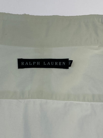 【中古品】【レディース】 RALPH LAUREN ラルフローレン COTTON SHIRT コットンシャツ 長袖 シャツ 170-260912-hu-69-min サイズ：5F カラー：ホワイト 万代Net店