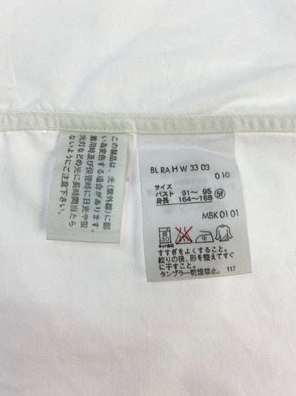【中古品】【レディース】 RALPH LAUREN ラルフローレン COTTON SHIRT コットンシャツ 長袖 シャツ 170-260912-hu-69-min サイズ：5F カラー：ホワイト 万代Net店