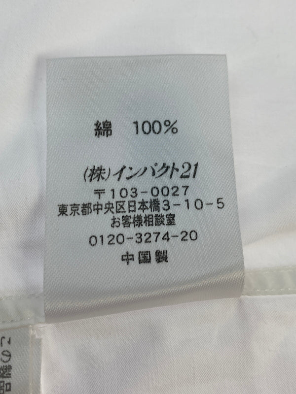 【中古品】【レディース】 RALPH LAUREN ラルフローレン COTTON SHIRT コットンシャツ 長袖 シャツ 170-260912-hu-69-min サイズ：5F カラー：ホワイト 万代Net店