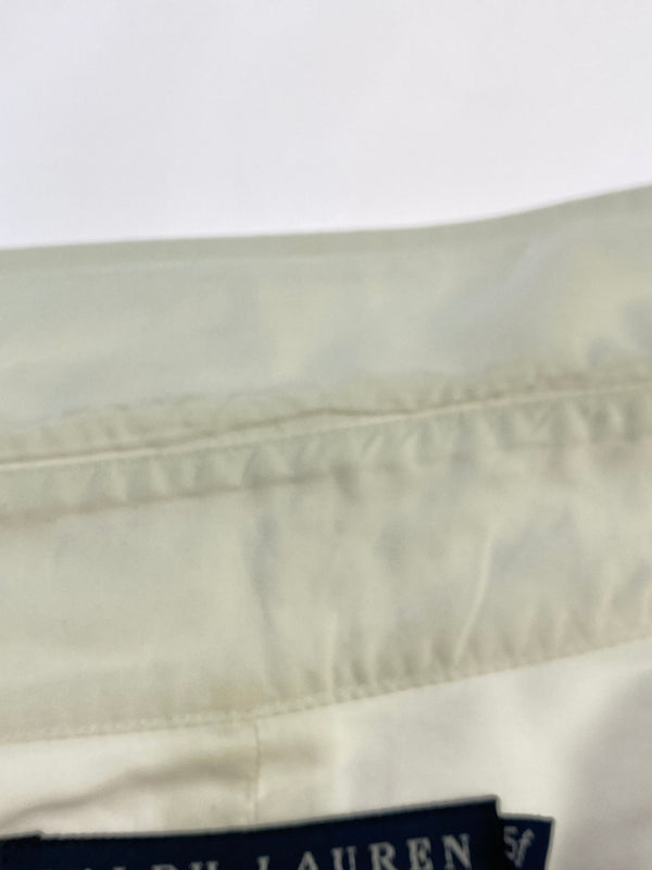 【中古品】【レディース】 RALPH LAUREN ラルフローレン COTTON SHIRT コットンシャツ 長袖 シャツ 170-260912-hu-69-min サイズ：5F カラー：ホワイト 万代Net店