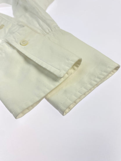【中古品】【レディース】 RALPH LAUREN ラルフローレン COTTON SHIRT コットンシャツ 長袖 シャツ 170-260912-hu-69-min サイズ：5F カラー：ホワイト 万代Net店