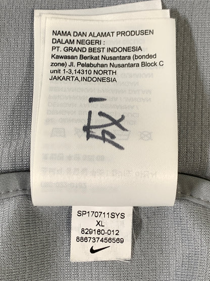 【中古品】【メンズ】 NIKE ナイキ DRI-FIT PARIS SAINT-GERMAIN TRACK JACKETパリ サンジェルマン トラック ジャケット スポーツ 上着 148-260812-hu-21-min サイズ：XL カラー：グレー/レッド 万代Net店