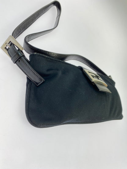 【中古品】【レディース】 FENDI フェンディ 2321 26685 099 ナイロン レザー ウエストポーチ ショルダーバッグ カバン 180-250921-AS-34-min カラー：ブラック 万代Net店