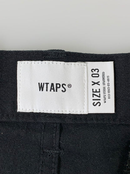 【中古品】【メンズ】 WTAPS ダブルタップス 251WVDT-PTM07 SHORTS COTTON. TWILL ショーツ パンツ 153-250920-ks-12-min サイズ：3 カラー：ブラック 万代Net店