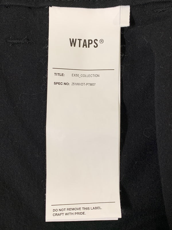 【中古品】【メンズ】 WTAPS ダブルタップス 251WVDT-PTM07 SHORTS COTTON. TWILL ショーツ パンツ 153-250920-ks-12-min サイズ：3 カラー：ブラック 万代Net店
