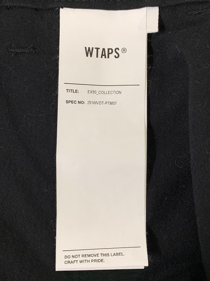 【中古品】【メンズ】 WTAPS ダブルタップス 251WVDT-PTM07 SHORTS COTTON. TWILL ショーツ パンツ 153-250920-ks-12-min サイズ：3 カラー：ブラック 万代Net店