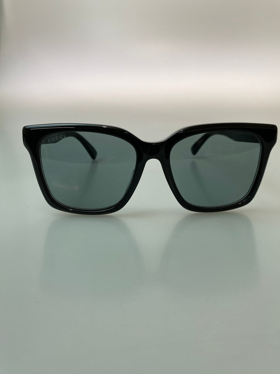 【中古品】【メンズ】 GUCCI グッチ GG1175SK ASIAN FIT 001 SUNGLASSES サングラス アイウェア 183-250921-AS-9-min サイズ：56□18-145 カラー：ブラック 万代Net店