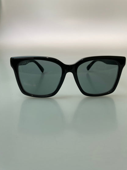 【中古品】【メンズ】 GUCCI グッチ GG1175SK ASIAN FIT 001 SUNGLASSES サングラス アイウェア 183-250921-AS-9-min サイズ：56□18-145 カラー：ブラック 万代Net店