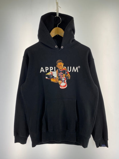 【中古品】【メンズ】 APPLEBUM アップルバム CHICAGO BOY SWEAT PARKA スウェットパーカー 142-251222-zi-51-min サイズ：M カラー：ブラック 万代Net店