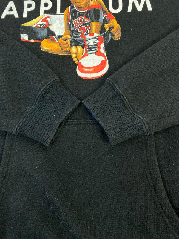 【中古品】【メンズ】 APPLEBUM アップルバム CHICAGO BOY SWEAT PARKA スウェットパーカー 142-251222-zi-51-min サイズ：M カラー：ブラック 万代Net店