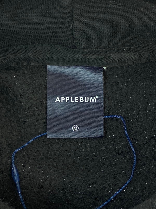 【中古品】【メンズ】 APPLEBUM アップルバム CHICAGO BOY SWEAT PARKA スウェットパーカー 142-251222-zi-51-min サイズ：M カラー：ブラック 万代Net店