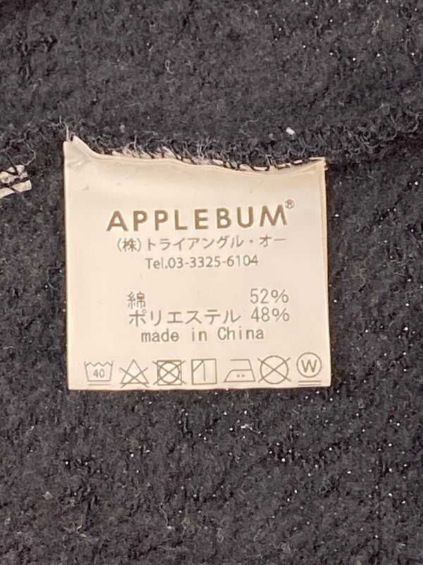 【中古品】【メンズ】 APPLEBUM アップルバム CHICAGO BOY SWEAT PARKA スウェットパーカー 142-251222-zi-51-min サイズ：M カラー：ブラック 万代Net店