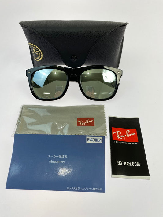 【中古品】【メンズ】 Ray-Ban レイバン MIRROR LENS SUNGLASSES ASIAN FIT RB4260D ミラーレンズ サングラス アジアンフィット アイウェア アクセサリー 203-250925-kk-43-min サイズ：57ロ19-145 カラー：ブラック 万代Net店