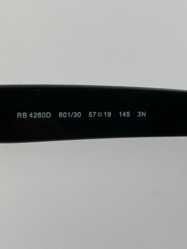 【中古品】【メンズ】 Ray-Ban レイバン MIRROR LENS SUNGLASSES ASIAN FIT RB4260D ミラーレンズ サングラス アジアンフィット アイウェア アクセサリー 203-250925-kk-43-min サイズ：57ロ19-145 カラー：ブラック 万代Net店