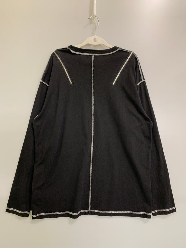 【中古品】【レディース】 GRRR THE LIPPER ガルルザリッパー × LLOROMANNIC ルロロマニック LS TEE ロングスリーブ Tシャツ 長袖 レディース トップス ベリーとチェリー 170-260710-em-24-min サイズ：F カラー：ブラック 万代Net店