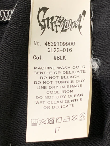 【中古品】【レディース】 GRRR THE LIPPER ガルルザリッパー × LLOROMANNIC ルロロマニック LS TEE ロングスリーブ Tシャツ 長袖 レディース トップス ベリーとチェリー 170-260710-em-24-min サイズ：F カラー：ブラック 万代Net店