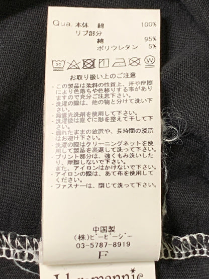 【中古品】【レディース】 GRRR THE LIPPER ガルルザリッパー × LLOROMANNIC ルロロマニック LS TEE ロングスリーブ Tシャツ 長袖 レディース トップス ベリーとチェリー 170-260710-em-24-min サイズ：F カラー：ブラック 万代Net店