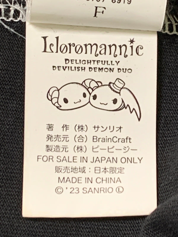 【中古品】【レディース】 GRRR THE LIPPER ガルルザリッパー × LLOROMANNIC ルロロマニック LS TEE ロングスリーブ Tシャツ 長袖 レディース トップス ベリーとチェリー 170-260710-em-24-min サイズ：F カラー：ブラック 万代Net店