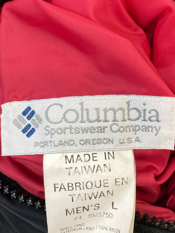 【中古品】【メンズ】 COLUMBIA コロンビア 80-90S REVERSIBLE JACKET 80年代 90年代 リバーシブル ジャケット ヴィンテージ アウター 144-260922-hu-31-min サイズ：L カラー：レッド/ブラック 万代Net店