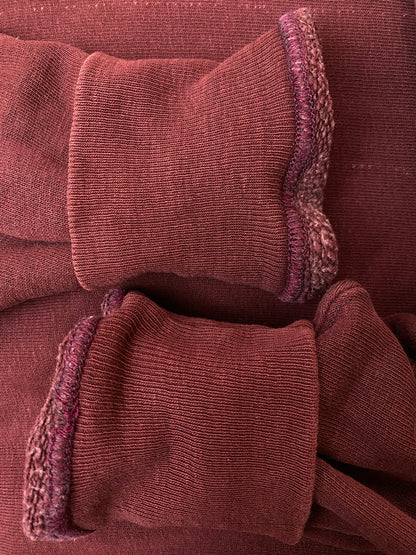 【現状渡し品】【メンズ】 Champion チャンピオン 70S 青単色タグ 3段 カプセルプリント REVERSE WEAVE FORDHAM HOODIE リバースウィーブ フーディ メンズ トップス パーカー 146-250922-em-30-min サイズ：M カラー：ダークレッド 万代Net店