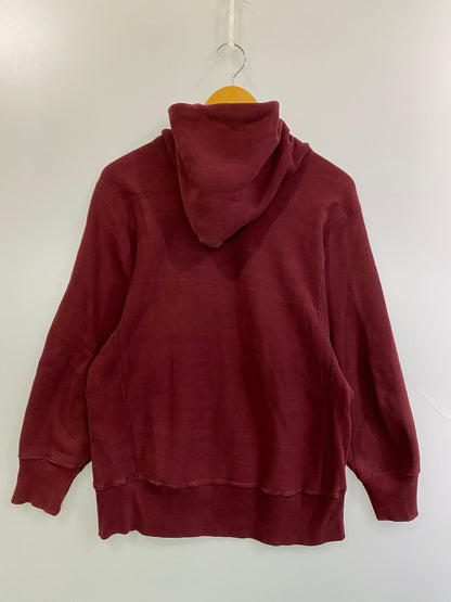 【現状渡し品】【メンズ】 Champion チャンピオン 70S 青単色タグ 3段 カプセルプリント REVERSE WEAVE FORDHAM HOODIE リバースウィーブ フーディ メンズ トップス パーカー 146-250922-em-30-min サイズ：M カラー：ダークレッド 万代Net店