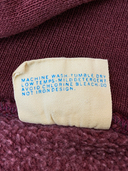 【現状渡し品】【メンズ】 Champion チャンピオン 70S 青単色タグ 3段 カプセルプリント REVERSE WEAVE FORDHAM HOODIE リバースウィーブ フーディ メンズ トップス パーカー 146-250922-em-30-min サイズ：M カラー：ダークレッド 万代Net店