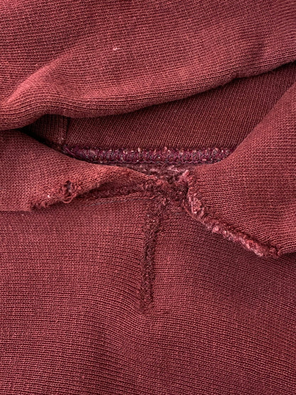 【現状渡し品】【メンズ】 Champion チャンピオン 70S 青単色タグ 3段 カプセルプリント REVERSE WEAVE FORDHAM HOODIE リバースウィーブ フーディ メンズ トップス パーカー 146-250922-em-30-min サイズ：M カラー：ダークレッド 万代Net店