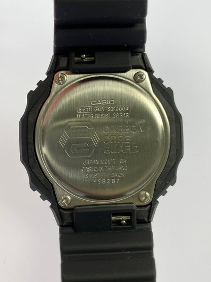 【中古美品】【レディース】 CASIO カシオ G-SHOCK ANALOG-DIGITAL WOMEN GMA-S2100GA-1AJF ジーショック アナデジ クオーツ 腕時計 196-250925-kk-39-min カラー：ブラック 万代Net店