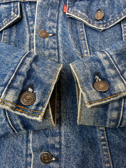 【現状渡し品】【メンズ】 Levi's リーバイス 70S 70505-0317 ボタン裏刻印 52 SMALL e BLANKET DENIM JACKET スモールe ブランケット デニム ジャケット メンズ アウター Gジャン 146-250922-em-34-min カラー：インディゴブルー 万代Net店