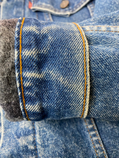 【現状渡し品】【メンズ】 Levi's リーバイス 70S 70505-0317 ボタン裏刻印 52 SMALL e BLANKET DENIM JACKET スモールe ブランケット デニム ジャケット メンズ アウター Gジャン 146-250922-em-34-min カラー：インディゴブルー 万代Net店